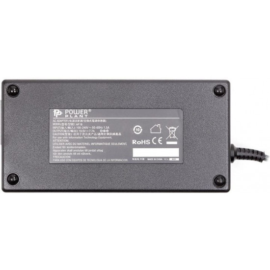 Блок живлення PowerPlant для ноутбука HP 220V, 19.5V 150W 7.7A, 4.5х3.0 (HP150G4530)