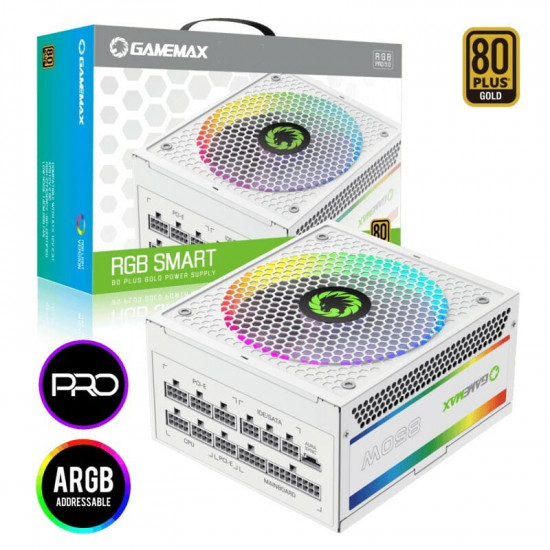 Блок живлення GameMax RGB850 Pro 850W White