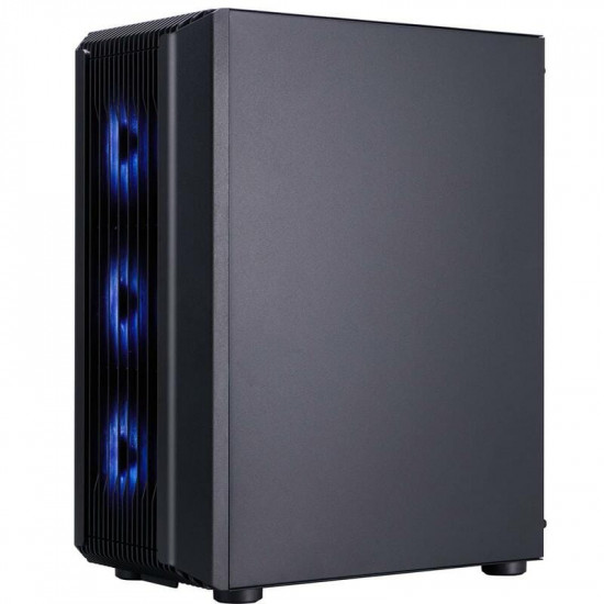 Корпус 1stPlayer H6-BK-4F7 Black без БЖ