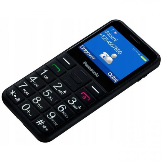 Мобiльний телефон Panasonic KX-TU155 Dual Sim Blue (KX-TU155EXBN)