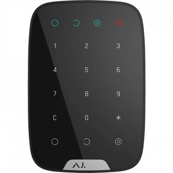 Бездротова сенсорна клавіатура Ajax KeyPad Black (8722.12.BL1/38248.12.BL1)