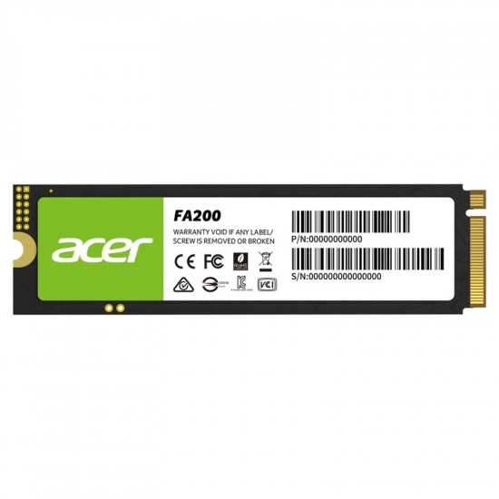 Накопичувач SSD 2TB Acer FA200 M.2 2280 NVMe PCIe Gen4.0 x4 3D NAND (BL.9BWWA.125)