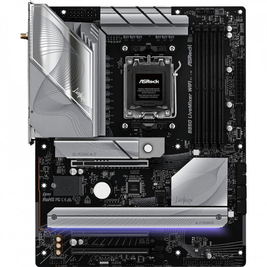 Материнська плата ASRock B850 LiveMixer WiFi Socket AM5