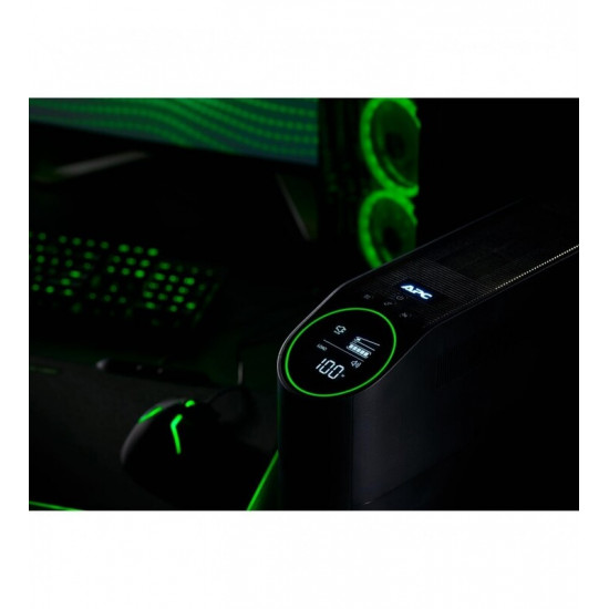 Джерело безперебійного живлення APC Back-UPS Pro 2200VA/1320W LCD, USB, 4xSchuko, 2xC13 (BGM2200B-GR)