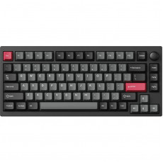 Клавіатура бездротова Lemokey P1 Pro Keychron Super Brown Switch UA Carbon Black (P1P-M3-UA)