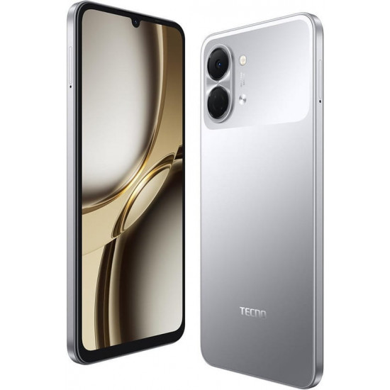 Смартфон Tecno Spark Go 3 (KN3) 4/128GB Titanium Grey (4894947105296)