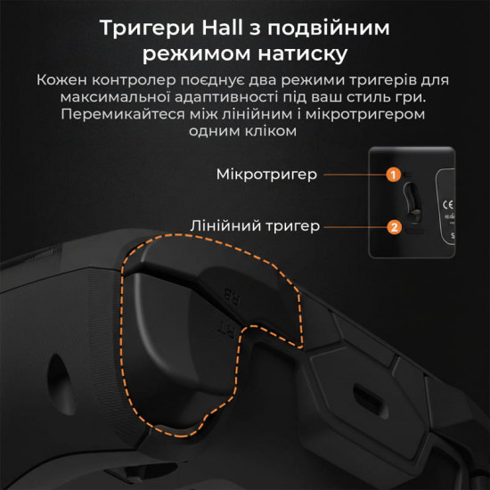 Геймпад Ajazz GP100S RGB Black
