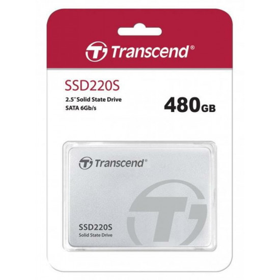 Накопичувач SSD  480GB Transcend SSD220 2.5" SATA III TLC (TS480GSSD220S)