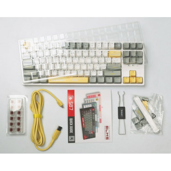 Клавіатура Bloody S87 Energy White