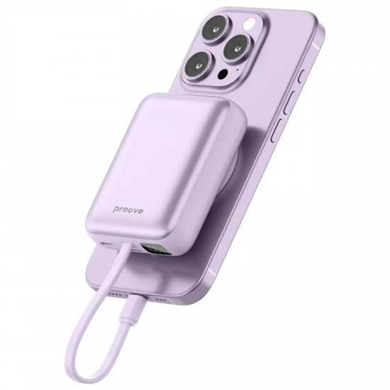 Універсальна мобільна батарея Proove Neutron 22.5W 10000mAh Purple (PBNE22022209)