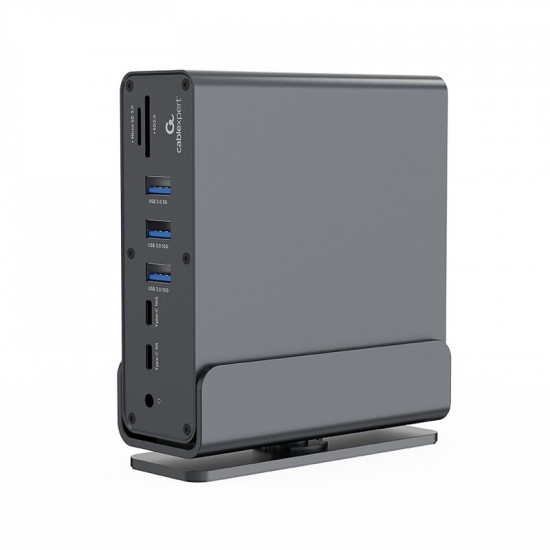 Док станція Cablexpert USB-C 15-в-1 (A-CF-COMBO15-01)