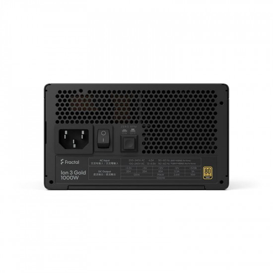 Блок живлення Fractal Design Ion 3 Gold 1000W Black (FD-P-IA3G-100-EU)