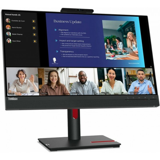 Монiтор Lenovo 23.8" T24v-30 (63D8MAT3UA) IPS Black