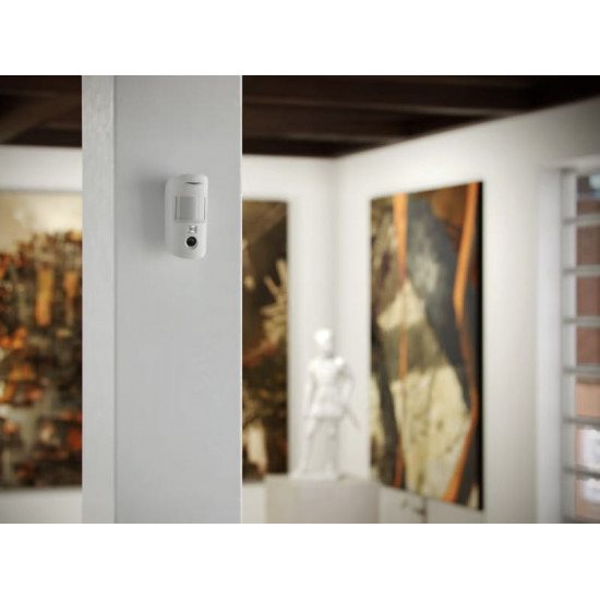 Бездротовий датчик руху Ajax HDR MotionCam Jeweller White