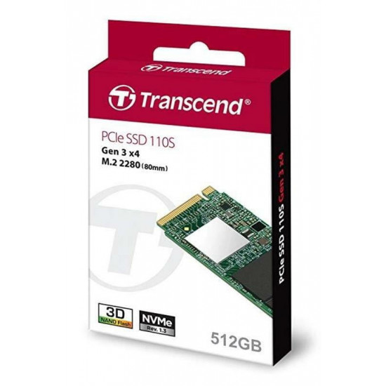 Накопичувач SSD  512GB Transcend MTE110S M.2 2280 PCIe 3.0 x4 3D TLC (TS512GMTE110S)