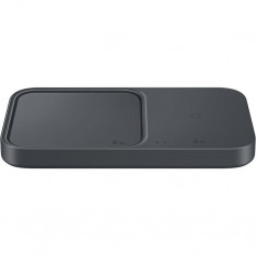 Бездротовий зарядний пристрій з блоком живлення Samsung EP-P5400 Wireless Charger Duo 15W Dark Gray (EP-P5400TBEGEU)