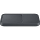 Бездротовий зарядний пристрій з блоком живлення Samsung EP-P5400 Wireless Charger Duo 15W Dark Gray (EP-P5400TBEGEU)