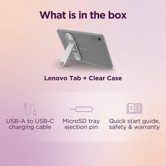 Планшет Lenovo Tab TB311FU 8/128GB Luna Grey + Clear Case (ZAEH0195UA)