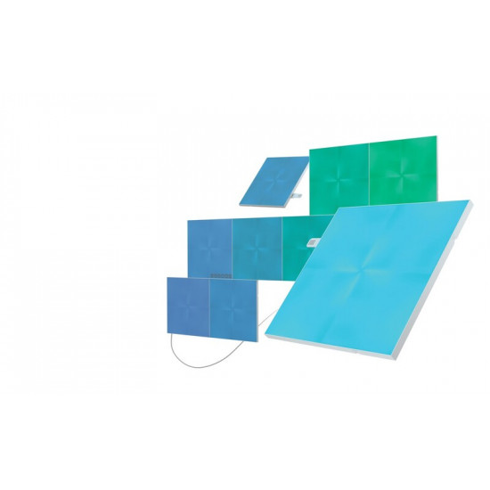 Розумна система освітлення Nanoleaf Canvas Smarter Kit Apple HomeKit, 9 шт. (NL29-0002SW-9PK)