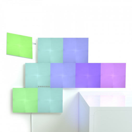 Розумна система освітлення Nanoleaf Canvas Smarter Kit Apple HomeKit, 9 шт. (NL29-0002SW-9PK)