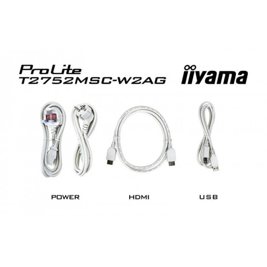 Монітор Iiyama 27" ProLite T2752MSC-W1AG IPS White 100Hz