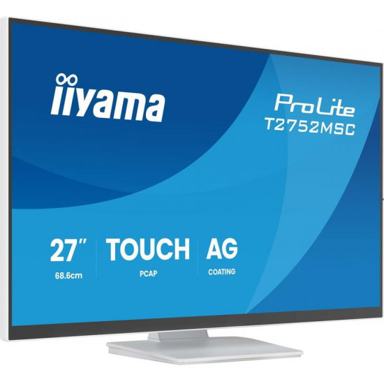 Монітор Iiyama 27" ProLite T2752MSC-W1AG IPS White 100Hz