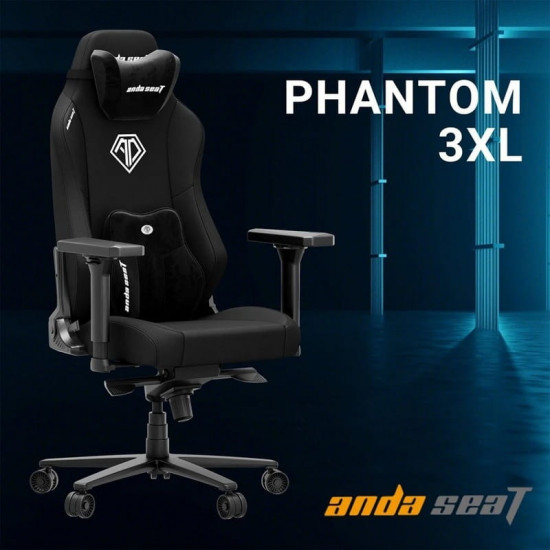 Крісло для геймерів Anda Seat Phantom 3 Size XL Fabric Gray (AD18XL-52-G-F-G01)