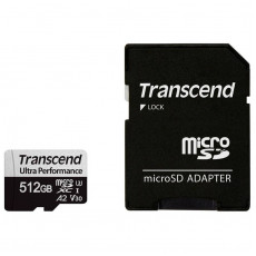 Карта пам`ятi MicroSDXC 512GB UHS-I/U3 Class 10 Transcend 340S R160/W125MB/s + SD-адаптер (TS512GUSD340S)