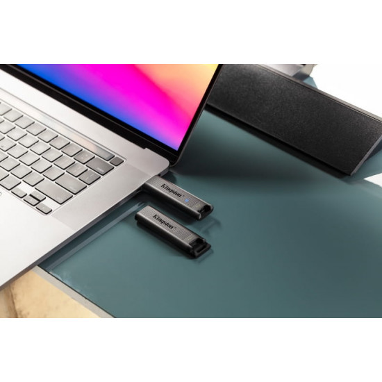 Флеш-накопичувач USB3.2 256GB Type-C Kingston DataTraveler Max Black (DTMAX/256GB)