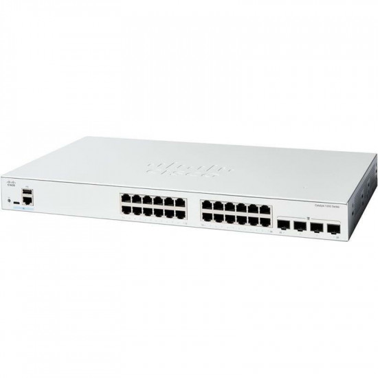 Комутатор Cisco Catalyst C1200-24T-4G (24хGE, 4xGE SFP, USB, керований)