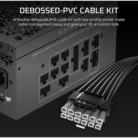 Блок живлення Corsair RM1000x Shift ATX 3.1 1000W (CP-9020300-EU)
