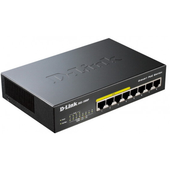 Комутатор D-Link DGS-1008P