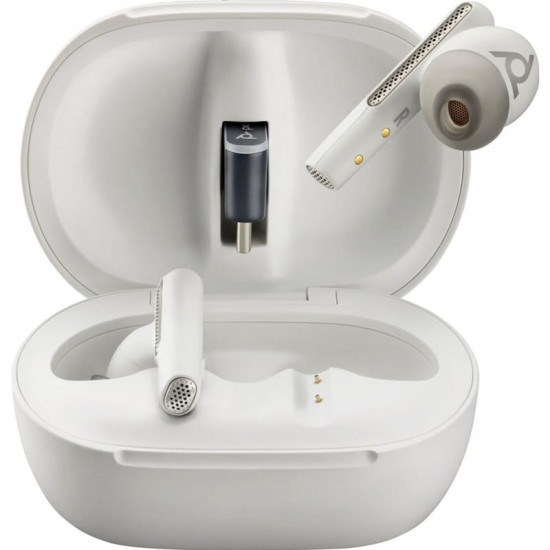 Bluetooth-гарнітура Poly Voyager Free 60+ Earbuds + BT700C + TSCHC White (7Y8G6AA)