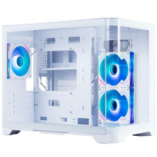 Корпус 1stPlayer UV6-WH-2FC7R-W-1FC7-W White без БЖ