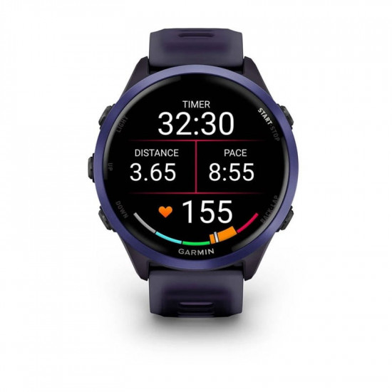 Смарт-годинник Garmin Forerunner 570 47mm Indigo with Indigo/Translucent Imperial Purple with Slate Buckle (010-02971-42)