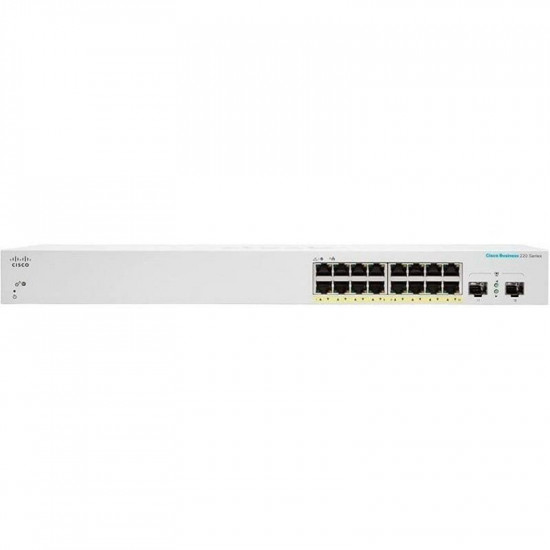 Комутатор Cisco Business CBS220-16T-2G-EU (16xGE, 2xSFP, Smart)