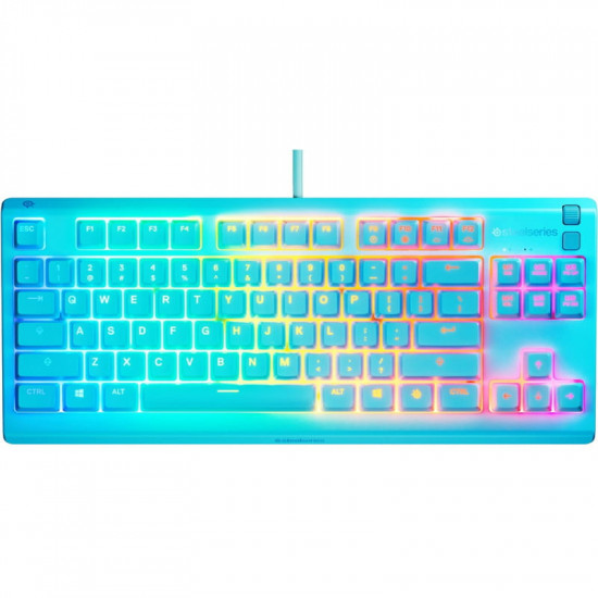 Клавіатура SteelSeries Apex 3 TKL Aqua (64933)