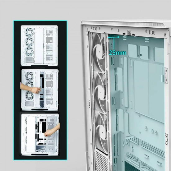 Корпус Zalman P50 DS White без БЖ
