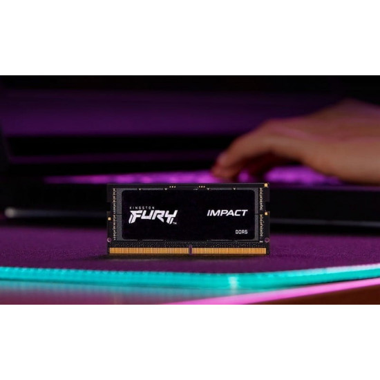 Модуль пам`ятi SO-DIMM DDR5 16GB/6000 Kingston Fury Impact (KF560S38IB-16)
