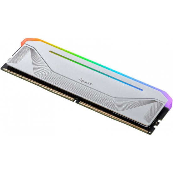 Модуль пам`ятi DDR5 2x16GB/5200 Apacer NOX RGB Silver (AH5U32G52C522NWAA-2)