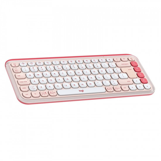 Клавiатура бездротова Logitech Pop Icon Keys Rose (920-013073)