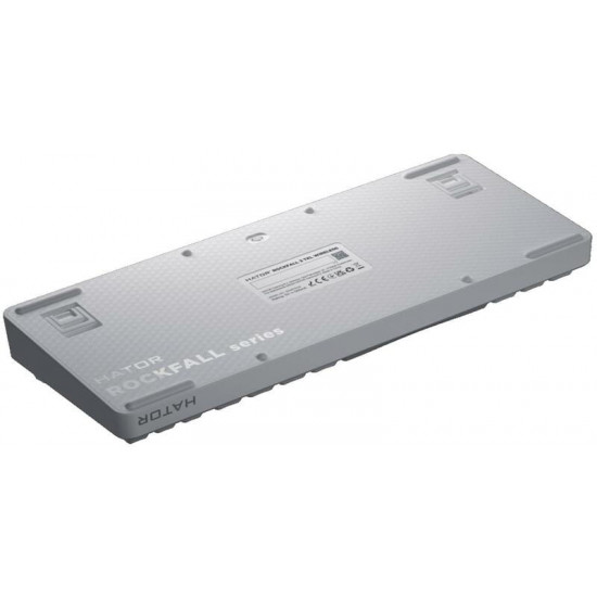 Клавіатура бездротова Hator Rockfall 3 Mecha TKL Wireless Orange White (HTK851UA)