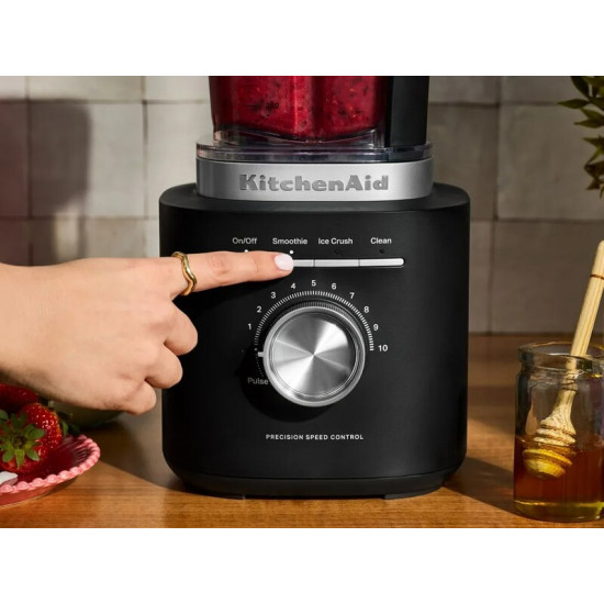 Блендер стаціонарний KitchenAid Pure Power 2 л Matte Blake (5KSB2073EBM)
