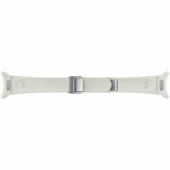 Ремінець Samsung D-Buckle Hybrid Eco-Leather Band для Samsung Galaxy (20mm, S/M) / Watch 4 / Watch 5 / Watch 6 Cream (ET-SHR93SUEGEU)