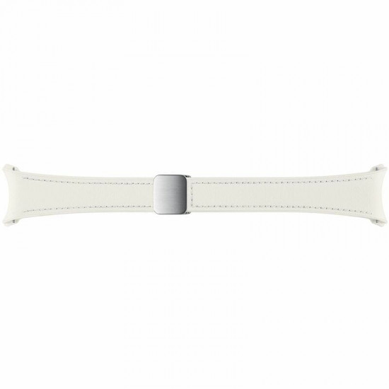 Ремінець Samsung D-Buckle Hybrid Eco-Leather Band для Samsung Galaxy (20mm, S/M) / Watch 4 / Watch 5 / Watch 6 Cream (ET-SHR93SUEGEU)