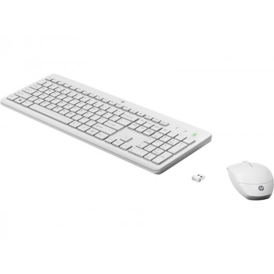 Комплект (клавіатура, миша) бездротовий НР 230 WL White (3L1F0AA)