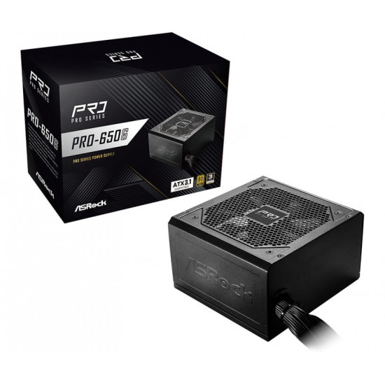Блок живлення ASRock PRO-650G 650W