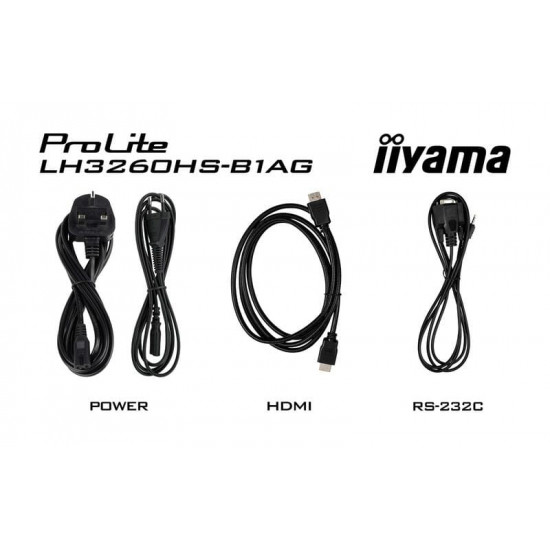 Монітор Iiyama 31.5" ProLite LH3260HS-B1AG VA Black