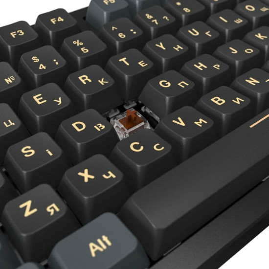 Клавіатура Montech MKey TKL Darkness Black (MK87DB)