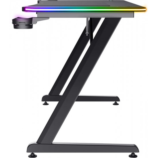 Геймерський стіл Trust GXT 710 Luminus Pro RGB Black (25419)
